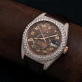 thumbnail image 2 of Pre-Owned Rolex Sky-Dweller 42MM 326135 Chocolate Arabic Dial Diamond Bezel Brown Leather Strap 15.75ct, 2 of 8