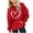 Red, variant on CHEEREAM Girls Hoodies Size 3-14 Lightweight Preppy Clothes Oversized Pullover Sweatshirt with Pocket Teen Hoodie Tween Girl Clothing Cute Hoodies for Girls 3-14