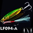 thumbnail image 4 of Señuelo de pesca con cebo giratorio Wobbler 30g 65mm lentejuelas metálicas placa de hierro doble gancho, 4 of 7