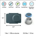thumbnail image 2 of OmieBox UP is an Insulated Bento Lunch Box with a 12oz Thermos - Graphite by OmieLife, 2 of 7