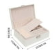 thumbnail image 4 of Caja Organizadora de Joyería Ganfancp de Cuero Doble Capa con Bandeja Extraíble, 4 of 4