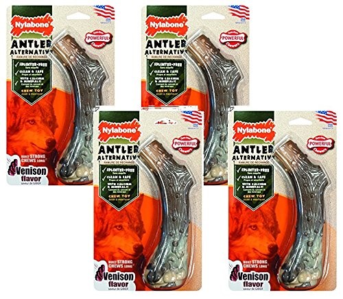 Nylabone DuraChew Antler Alternative Dog Toy, Large, Venison Flavor by Central Garden & Pet