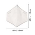 thumbnail image 2 of 10pcs Replacement Mask Inside Pads 5 Layers Breathing Insert Activated Filters, 2 of 3