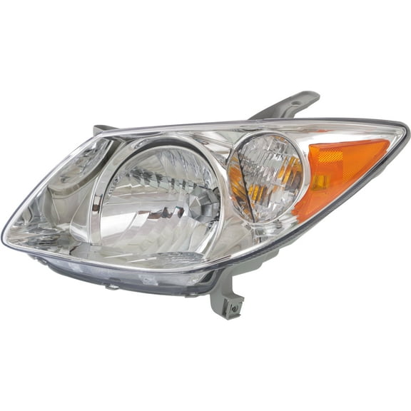 Headlight Compatible With 2005-2008 Pontiac Vibe Left Driver Halogen With bulb(s)