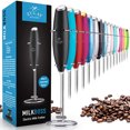 thumbnail image 1 of Zulay Original Milk Frother Handheld Foam Maker for Lattes - Zulay Kitchen Zulay Kitchen, 1 of 2