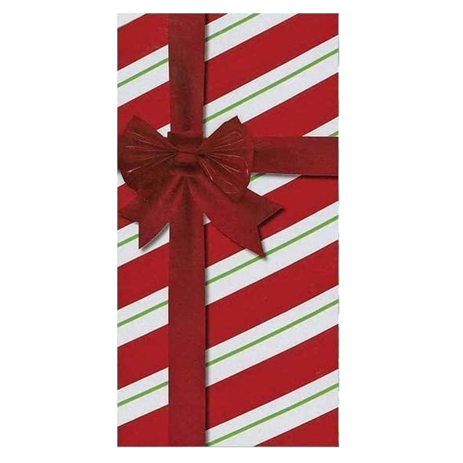 PMU Christmas Bow Door Cover 30" x 60" Pkg/1