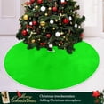 thumbnail image 6 of Coolnut Solid Color Christmas Tree Skirt Home Decoration Large Round Christmas Tree Skirt for Holiday Party Home Christmas Day Ornaments,35.4", 6 of 6