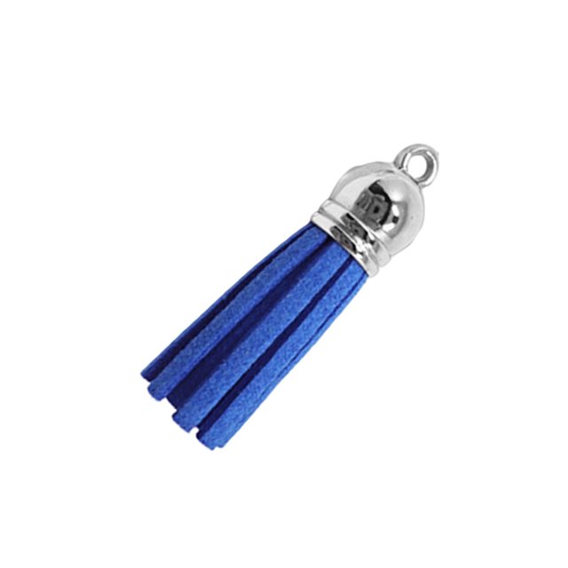 Bewildely 28 piezas llavero dijes delicado llavero colgante borlas bolso decoración llavero borla adorno DIY accesorio para bolsos llaves Artesanía Azul real Bewildely HA059646-11B