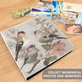 thumbnail image 5 of PU Leather Photo Album with Self-Adhesive Pages Scrapbook DIY Picture Holds 20+ Sheets Beautiful Birds Sitting on Branches, 5 of 9