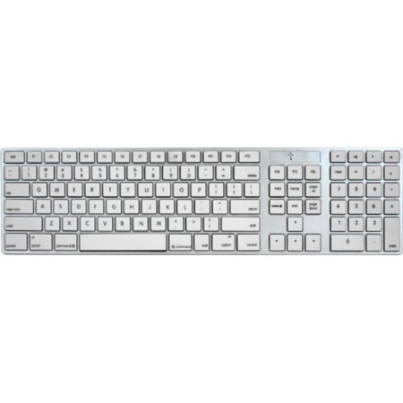 Full Size Mac Keyboard - Apple IOS Mac iMac Windows Desktop PC Laptop - Wired, Executive Apple Design Brushed-Aluminum Finish that Perfectly.., By (Best Full Size Bluetooth Keyboard)
