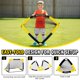 thumbnail image 5 of Set de portería de fútbol BORNEW para niños de 4x3 pies con balón y blancos de tiro, 5 of 8