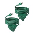thumbnail image 1 of Cable de extensión DEWENWILS, 15 pies 16/3 SJTW, resistente a la intemperie, verde, 1 of 7