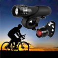 thumbnail image 4 of Juego de luces para bicicleta Foco súper brillante Faro delantero ajustable y luz LED trasera para bicicleta de montaña, soporte incluido XianweiShao 9024715994448, 4 of 4