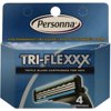 Personna Tri-Flexxx Razor Handle With Cartridges Men, 1 CT (Pack of 2)