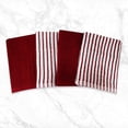 thumbnail image 4 of Hometrends Bar Mop Kitchen Towel 4 pack, 100% Cotton, Red, 4 of 5