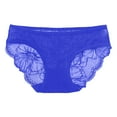 thumbnail image 4 of Panties for Women,Lace Underwear Comfortable Everyday Hipster Panties with Stylish Design for All Seasons,Womens Underwear,Blue,L, 4 of 4