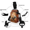 thumbnail image 5 of HELLHERO Polyester Women Crossbody Bag Adjustable Shoulder Strap Travel Crossbody Purse for Casual Use(Flamingo and Hippo Friendship), 5 of 7