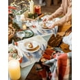 thumbnail image 4 of Christmas Placemats Set of 6 Reindeer Place Mats Xmas Tree Placemat Washable Golden Snowflake Deer Table Mats for Dining Kitchen Holiday Dinner Party Home Decor 13x19 Inch, 4 of 8