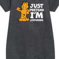 thumbnail image 2 of Garfield - Pretend I'm Listening - Toddler And Youth Girls Fleece Dress, 2 of 4