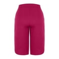 thumbnail image 7 of NAISIBABY Girls Capri Pants, Stretch Comfortable Solid Color Drawstring Casual Yoga Sports Pants with Pockets Hot Pink 12-13T, 7 of 7