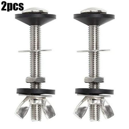 

GDHOME Toilet Cistern To Toilet Pan Fixing Fitting Sealing Kit Close Coupling Bolts WC