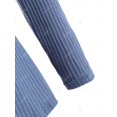thumbnail image 4 of Camiseta Rayada Talla Extra Media Cremallera Rosegal  Mangas largas de talla grande, 4 of 5