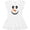 AA-White, variant on Inktastic Cute Smiling Snowman Face with Carrot Nose Gift Baby Girl Dress