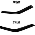 thumbnail image 3 of JSP Out-Channel Side Window Deflector Strip, Rain Guard for Ford F150 Regular Cab 2015-2023, Dark Smoke Acrylic, Adhesive Tape Mount Wind Sun/Rain Weather Shield, Set of 2, 3 of 9