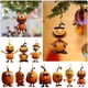 thumbnail image 3 of Halloween Decor Halloween Decorations Halloween Car Pendant Rearview Mirror Pendant Ghost Acrylic Flat Pendant, 3 of 3
