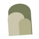 thumbnail image 3 of Calcomanía de pared con arco, para pared, fondo despegable, bohemio, para fiesta, comedor, oficina, papel tapiz con arco, decoración de fondo , Verde, 3 of 8