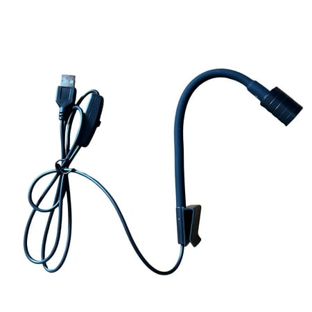 COOLHOOD Regulable Brightness Light Lighting Aquariums LED Light Fishes Tanks Clip Light for Saltwater Fish Tanks