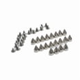 thumbnail image 3 of unbranded 20Pack Rivet Cone Studs Punk Style Silver for Craft Enthusiasts DIY Decoration Accessories, 3 of 8