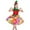 A, variant on Mercatoo Toddler Girls Christmas 𝐄lf Dress 𝐂artoon Led Light Stage Princess Performance Casual A Line Dress with Hat 2PC