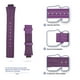 thumbnail image 3 of Correa Para Reloj Festina Original Piel Morado F16224/6, 3 of 4