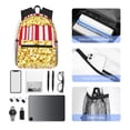 thumbnail image 4 of Balery Popcorn Mochila para Mujeres y Hombres, Mochila Ligera Casual para Viajes, Mochila Clásica Básica para la Universidad, 4 of 6