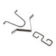 thumbnail image 1 of Ganchos de cadena de lluvia para exteriores, gancho adaptador de canal de cadena de lluvia, gancho de Metal negro para patio trasero, ganchos de, 1 of 8