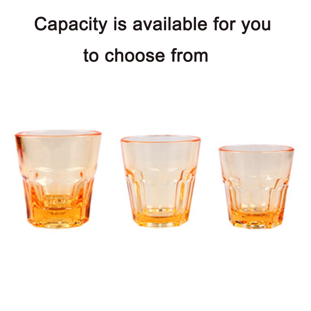 Reusable Plastic Cups- 14 oz Plastic Cups, Plastic Tumblers Set of 12, Unbreakable Plastic Drinking Glasses - Colorful Stackable Party Cups Set (Pack 12- 5.6oz