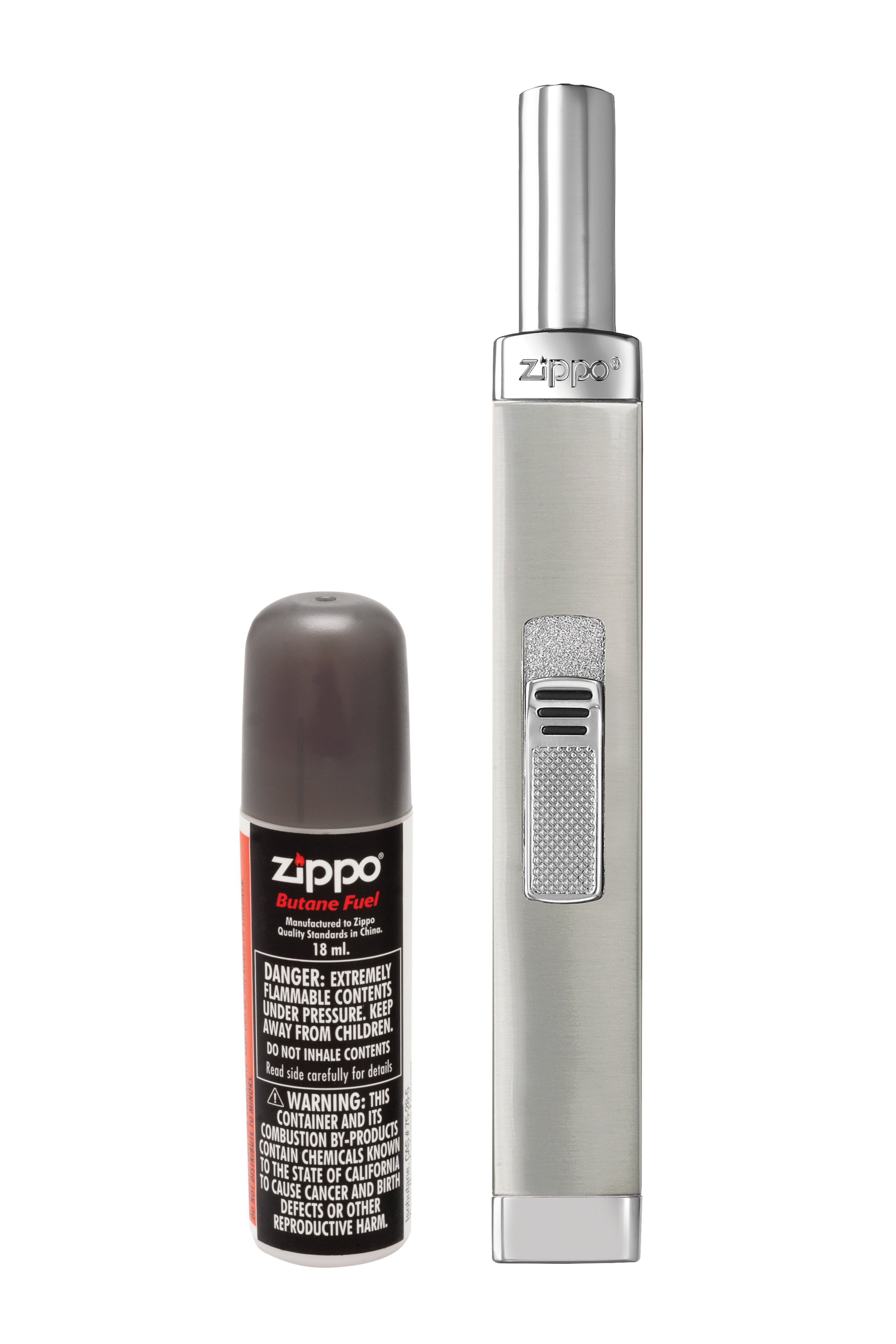 Zippo Chrome Candle Lighter D/C Mini MPL Filled #121491 