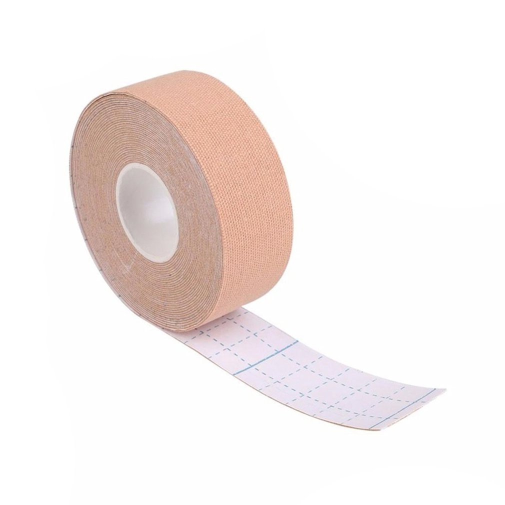 2.5cm*5M Élastique Bandage Coton Ruban Adhésif Sport Blessure Muscle Souche Protection Rubans