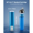 thumbnail image 4 of VEVOR Whole House Water Filter Replacement Cartridge 4.5"x20" GAC Carbon 1 Pack, 4 of 9