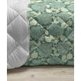 thumbnail image 3 of Floral Vintage Down Alternative Comforter, Daisies on Polka Dots, Microfiber Quilt for All Season, 5 Sizes, Pistachio Green Ivory, by Ambesonne, 3 of 3