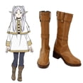 thumbnail image 2 of Zapatos de cosplay de Frieren, botas, disfraz de fantasía de Anime Sousou No Frieren para mujeres adultas, accesorios de disfraces de Halloween hechos a medida, 2 of 5