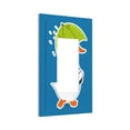 thumbnail image 2 of Kll Goose Holding An Umbrella Wall Plate,Gloss Finish,Standard Size 1 - 5" X 3", Polycarbonate Thermoplastic,Electric Receptacle Plug Covers, 2 of 8