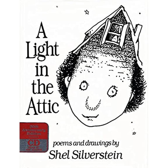 Pre-Owned A Light in the Attic Book and CD [With CD] (Hardcover) 0066236177 9780066236179