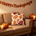 thumbnail image 5 of Fall Thanksgiving Pumpkin Pillow Covers Polyester Sofa Cushion Covers Fall Decor 18x18 by OVFUIZ, 5 of 6
