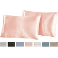 Satin Radiance Soft Silky Satin Sheets Solid Color Deep Pocket Queen