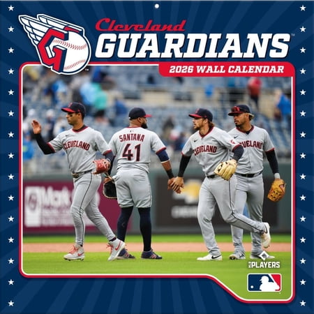 Turner Licensing MLB Cleveland Guardians 2026 Wall Calendar