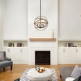 thumbnail image 4 of LNC 4-Light Farmhouse Wood Chandelier LED Globe Shape Kitchen Island Light, 4 of 11
