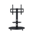 thumbnail image 2 of Proman Products Venus Mobile TV Stand, Adjustable Heigh, Black, 2 of 4