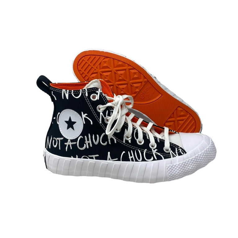 Converse UNT1TL3D High Shoes Kids Black White Canvas Sneakers 266514C